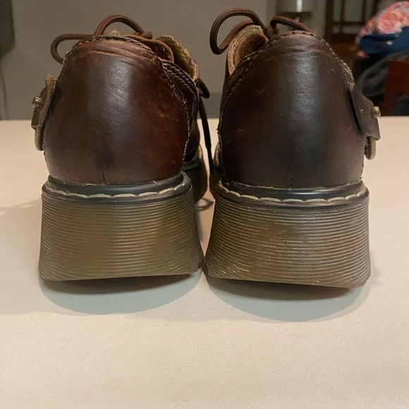 DR. MARTENS DOCS SIGMA LEATHER SHOE RARE CHUNKY SZ 39 US 8 L  GUC - Picture 6 of 16
